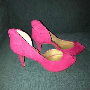 Kelly & Katie Pink D'Orsay Bow Pumps, 7.5